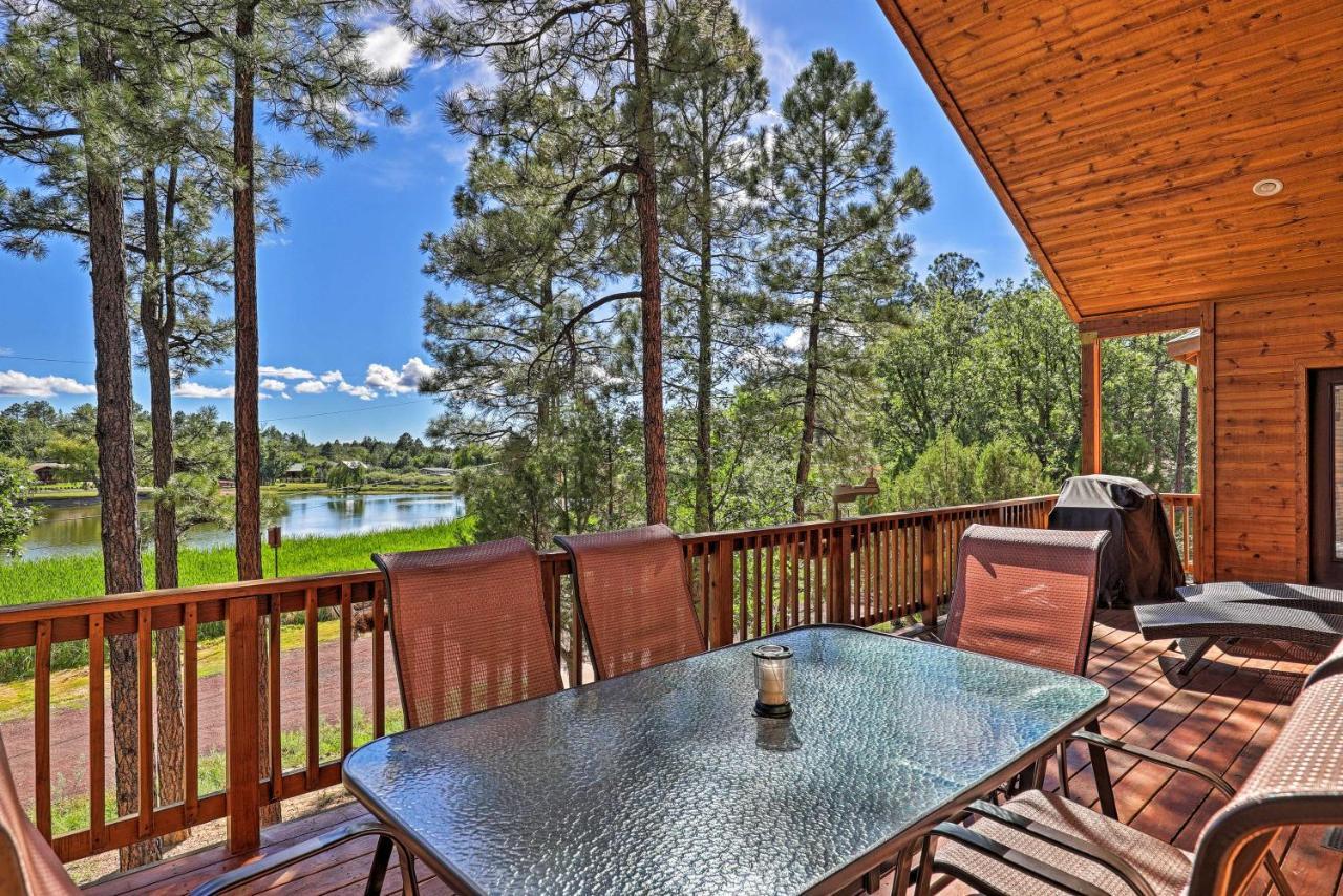 Serene Lakeside Cabin With Decks And Edler Lake Views! Пайнтоп-Лейксайд Екстер'єр фото